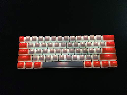 Pudding keycap 108 double shot PBT pudding translucent OEM contour backlight 60% 87 TKL cherry MX switch mechanical keyboard