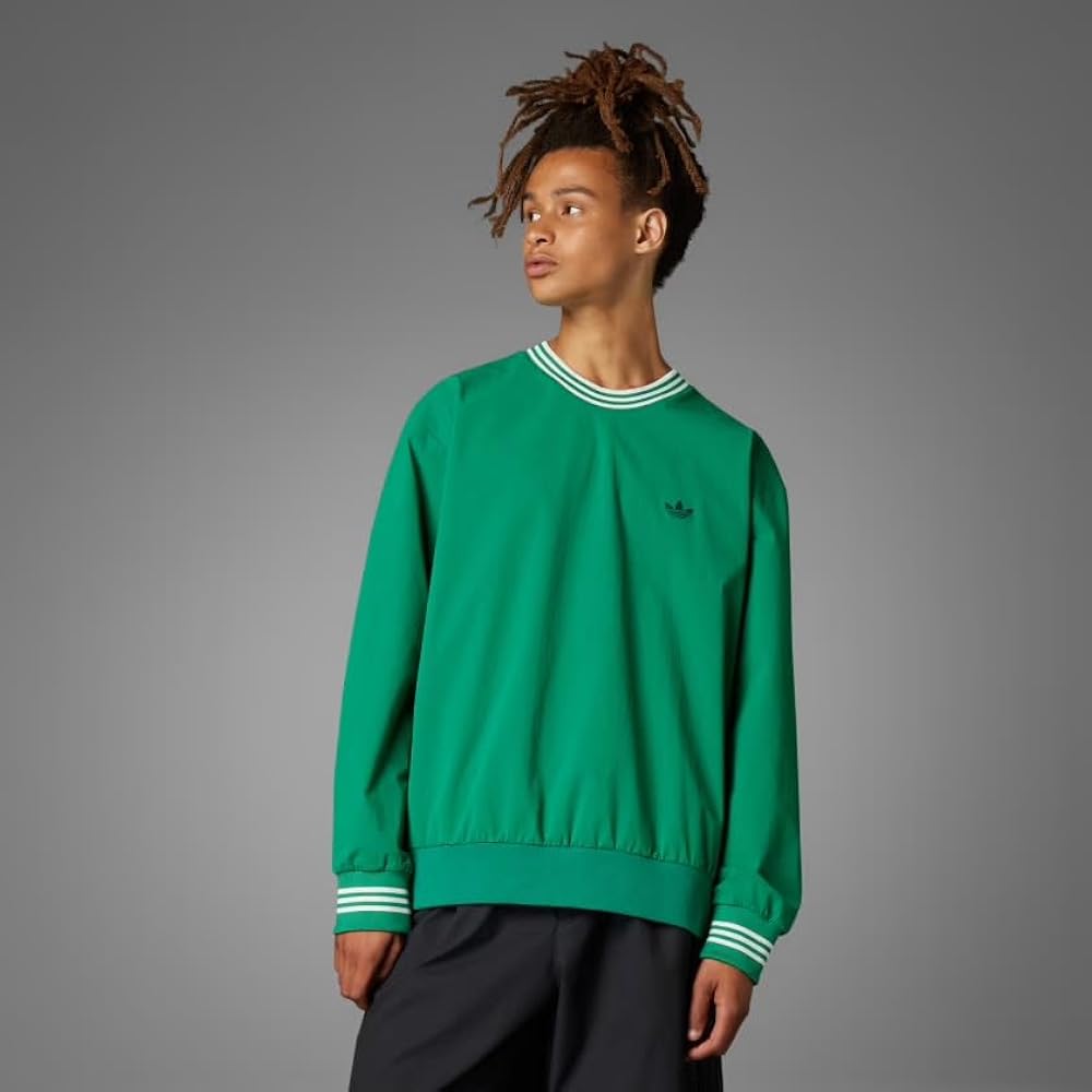 ADIDAS ORIGINALS MEN'S ROLLING LINKS LOOSE FIT CREWNECK SWEATSHIRT