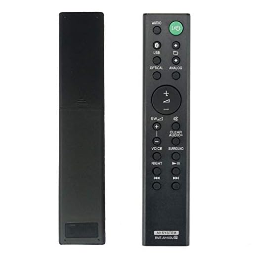 Esenlong Ersättningsfjärrkontroll RMT-AH103U för Sony Sound HT-CT80 SA-CT80 HTCT80 SACT80