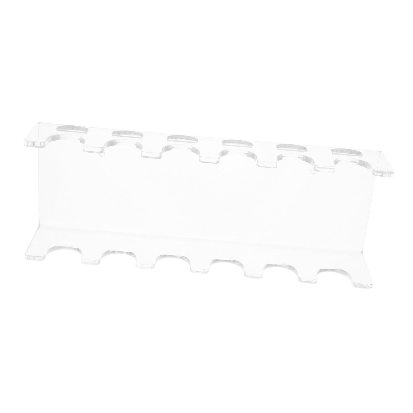 PRETYZOOM Laboratory Pipette Holder Cup Pipette Stand Trapezoidal Test Tube Rack Pipette Stand China Plate Stands for Display Graduated Pipette Rack Transparent