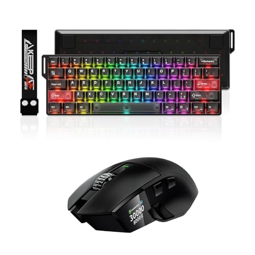 DAREU COOL60 ���s�b�h�g���K�[�Ή� �Q�[�~���O�L�[�{�[�h �� + DAREU A980 PRO MAX �Q�[�~���O�}�E�X �L��8K/����4K TFT�X�N���[���t�� ���y�Z�b�g�z