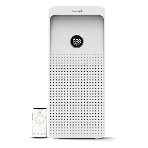Honeywell Air Purifier For Home,4 Stage Filtration,Covers 1085sq.ft,PM 2.5 Level Display,with WIFI &...