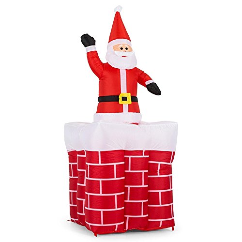 Bakaji Camino Gonfiabile con Babbo Natale