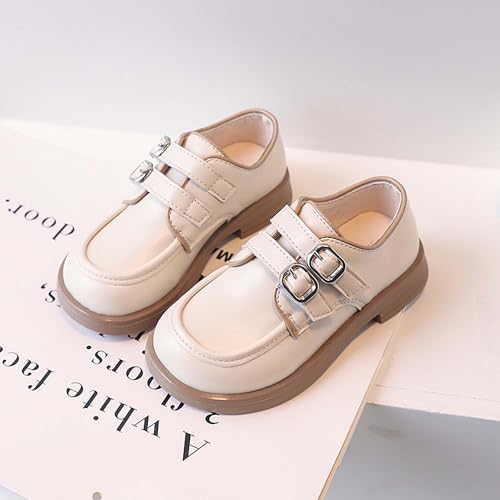 Girl Mary Jane Dress Shoes Ballet Flat Shoes Princess School Uniform Shoes (Preschool/Child/Big Child)2