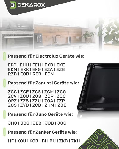 Plaque de cuisson émaillée 422x370mm pour four AEG Electrolux