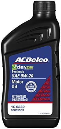 ACDelco 10-9232 0W-20 Synthetic Motor Oil - 1 qt