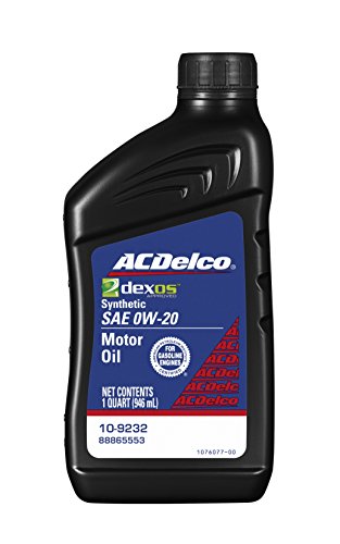 Aceite Sintético para Motor 0W-20 ACDelco 1 qt