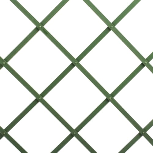 Celosía Decorativa Extensible PVC Verde