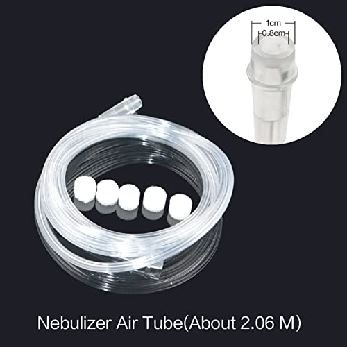 2 stks vernevelaar zachte buis + 10 spons for stoom inhalatie machine luchtbevochtiger verstuiver astma inhaler kinderen volwassen gezondheidszorg (Color : As picture) - Image 3