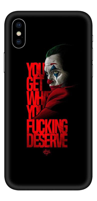 WRAP CRAFT Mobile Skin Sticker Compatible with Apple iPhone X Skin Not Back Cover, Camera & Back Protector Mobile Skin Wrap; iPhone X-KE-233- Best and cheap mobile covers in India