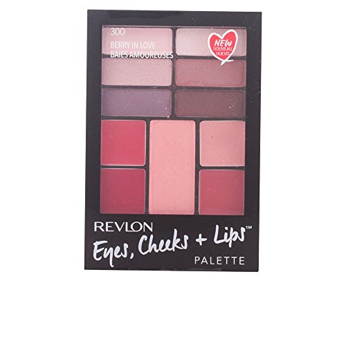 Revlon Palette Set de Maquillaje, Ojos, Pómulos y Labios 300 Berry In Love - 100 gr