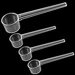 Giantree 4 Pcs Measuring Scoop, Washing Powder Scoop, 2g, 3g, 4g, 5g Scoop for Powder, Protein Scoop 5g Scoops 5 Gram Scoop for Protein Creatine Liquids Cooking Fitness Kitchen