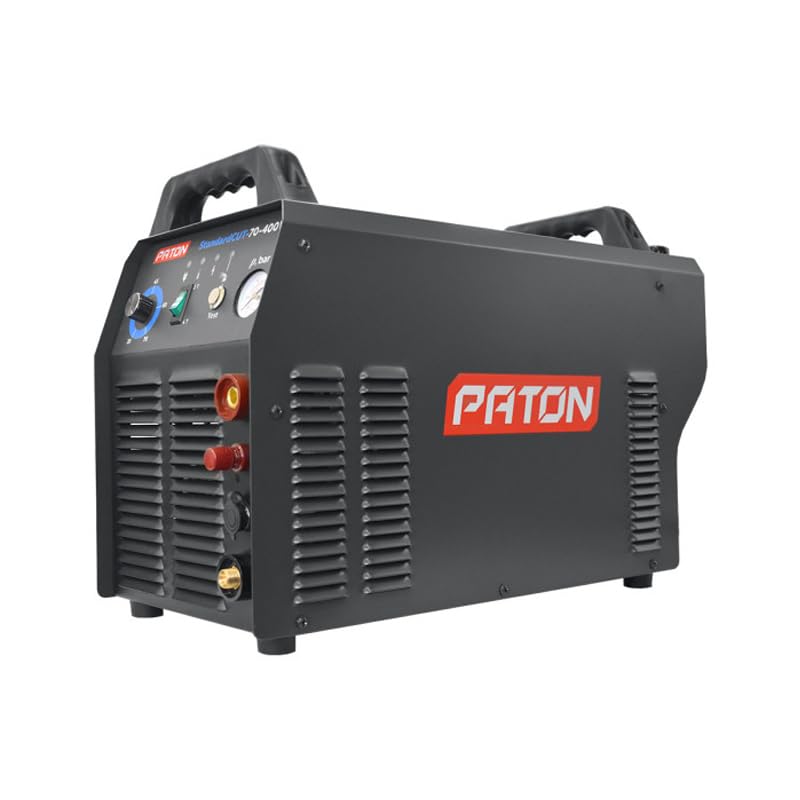 PATON StandardCUT-70 - Cortador de plasma de acero de 400 V 70 A, corte limpio hasta un máximo de 12 mm, equipo de corte portátil, contacto piloto de arco encendido