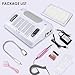 Nail Dust Collector Vacuum Multifunction Nail Art Machine includes 40W Nail Dust Suction, 30000PRM Nail Drill with Bits and Sanding Bands, 48W/96W UV LED Nail Lamp, 6W Table Light, Hand Cushion