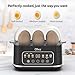 Olvy 6-in-1 Electric Egg Cooker with LCD-Timer - 6-Egg Boiler and Steamer - Automatic Shut-Off - Dishwasher-Safe Parts - Includes Measuring Cup