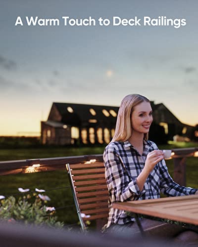 Jackyled Solar Fence Lights 16 Pack Outdoor Solar Deck Light Ip65 Waterproof Solar Step Lights Outdoor Lighting For Garden Deck Fence Railing Stair Patio Yard Pathway, Brown #TOP3