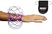 BOLLEPO Flow Ring Kinetic 3D Spring Toy Sculpture Ring Game Toy Kids Boys Girl, Rave Accessories, Festival Accessories (Purple)