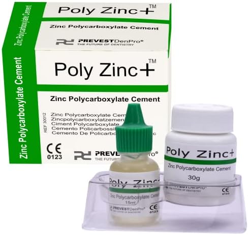 Poly Zinc+ Zinc Polycarboxylate Dental Cement Radiopaque High Adhesive Strength for orthodontics brackets and Crowns Bridges