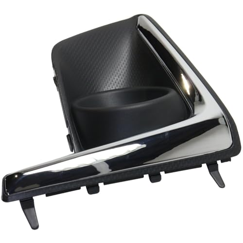 Fog Light Trim Compatible with CROSSTREK 16-17 FRONT FOG LAMP MOLDING RH AND LH, Textured Black, w/Chrome Trim 57731FJ420,57731FJ430 miniatura 4