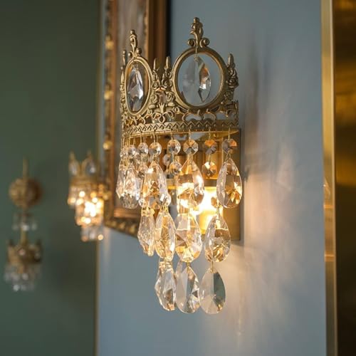 Décoration murale lumineuse cristal style chinois ZR98US rétro