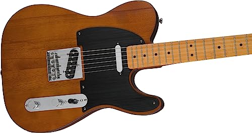 Squier 40Th Anniversary Vintage Edition Telecaster Electric Guitar, Satin Mocha, Maple Fingerboard #TOP2
