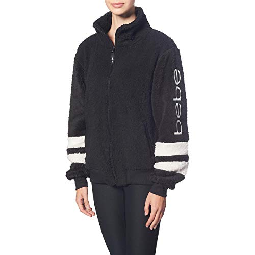 BEBE SPORT Stripe Jacket Black LG