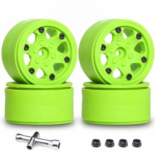 RC�^�C���J�[ Compatible With Axial For SCX10 UTB10 For TRX4 For TRX6 Gen7 Gen8 1/10 RC�N���[���[�J�[�p�[�c�A�N�Z�T���[ 1.9 �v���X�`�b�N�r�[�h���b�N�z�C�[��