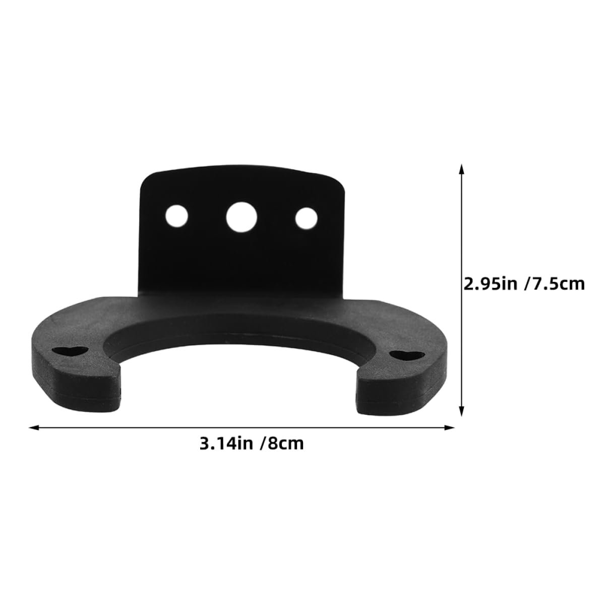 CATIEBYE 4pcs Mic Hanger Universal Wall Mount Microphone Holder with Rubberized Hooks for Secure Mic Storage Home Organization