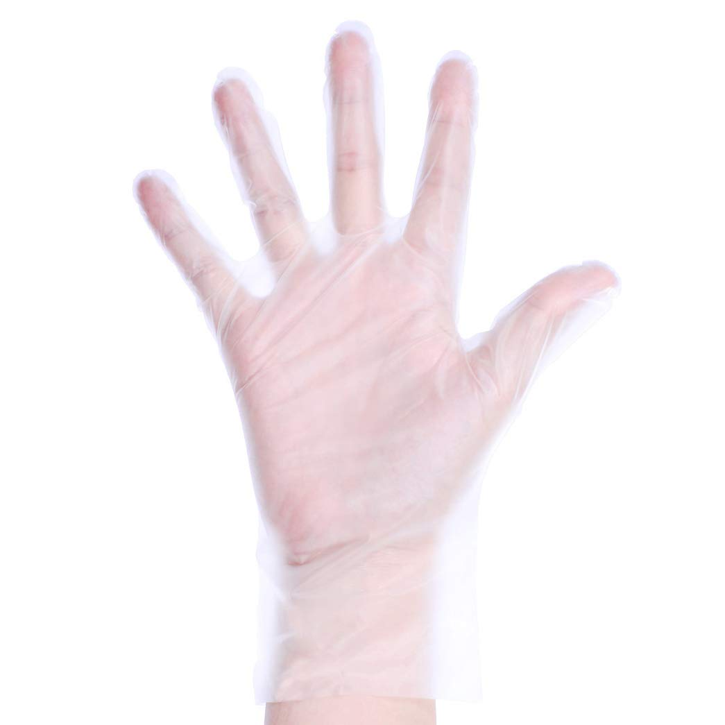 Daxwell Stretch Polyethylene Gloves, Medium, White, F10000224 (Case of 1,000, 10 Boxes of 100) : Health & Household