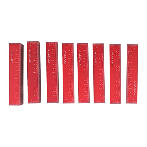 Setup Blocks Height Gauge Set, Aluminum Alloy Installed Stac...