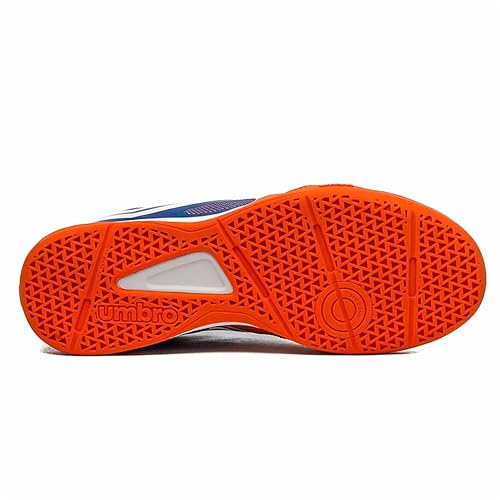 Chuteira Umbro Futsal Pro 5 Bump Club Laranja e Azul - Masculina - 39 - Laranja