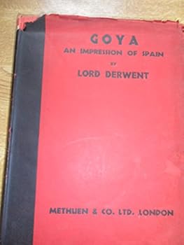 Hardcover Goya;: An impression Spain, Book