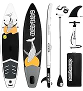 Santasup Stand Up Paddle Board Inflatable Paddle Board for Adults, 10ft Yoga Blow Up Paddle Board...