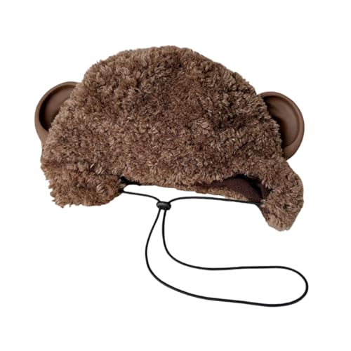 Chapeau de singe pour escalade et ski | Accessoire hivernal doux pour femme