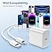 GREPHONE iPhone Charger Fast Charging,20W PD USB C Wall Charger 4 Pack with 6FT Fast Charging Cable - Fast Charger for iPhone 14/14 Pro Max/13/13 Pro/12/12 Pro/11/11 Pro/XS, iPad