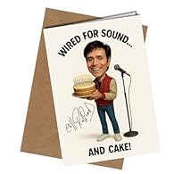 Authentic Cliff Richard Caricature Design – Cartoon-style artwork featuring a printed autograph, making it a unique Cliff Richard birthday card reproduction and collectible. Pop Music Memorabilia – A must-have gift for Cliff Richard fans and collecto...