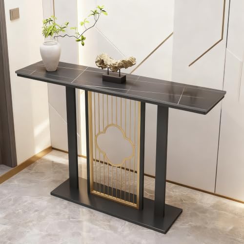 Mesa consola moderna para un recibidor sofisticado y libre de desorden 2