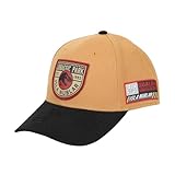 Jurassic Park Logo Woven Patch Tan Canvas B2 Ball Cap