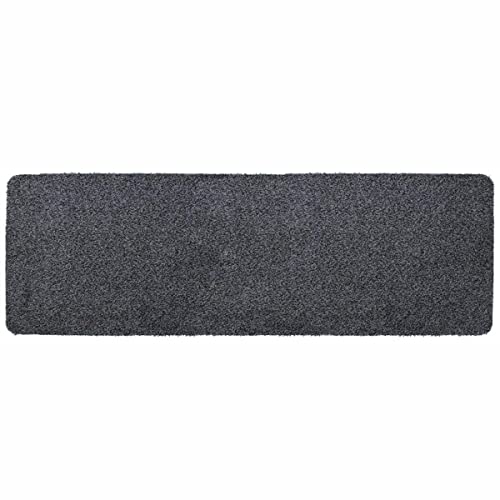 JVL 01-885CH Tanami Two tone Fleck Barrier Runner Door Mat, Charcoal, 50 x 150 cm