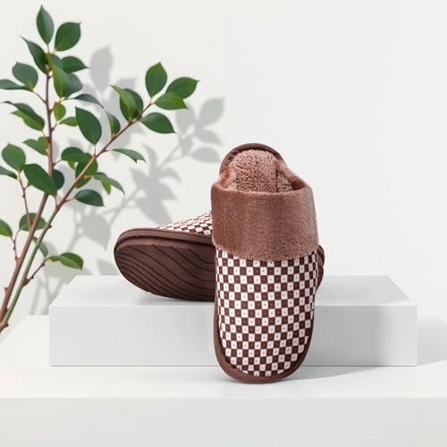 Image of VRITRAZ Soft Comfy Fur Indoor Outdoor Soft Bottom Fur | Anti Skid | Lightweight Winter Slipper, Warm House Chappal