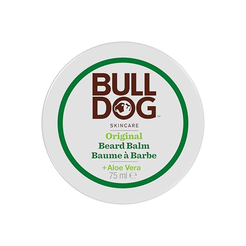 Bulldog Skincare Baume à Barbe Original, Soin pour Hommes, Hydratant Barbe pour une Barbe Douce et Souple, 75 g