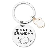 Photo Gallery yaozeio portachiavi con gatto e nonna, per nonna e festa della mamma, regalo di compleanno per donne, gatto, mamma, regalo per gli amanti dei gatti e nonne, regalo da nonno, argento, small Photo Gallery yaozeio portachiavi con gatto e nonna, per nonna e festa della mamma, regalo di compleanno per donne, gatto, mamma, regalo per gli amanti dei gatti e nonne, regalo da nonno, argento, small