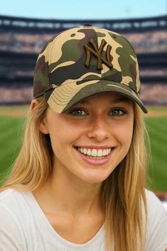 Gorra clásica con logo NY en camuflaje ajustable miniatura 3