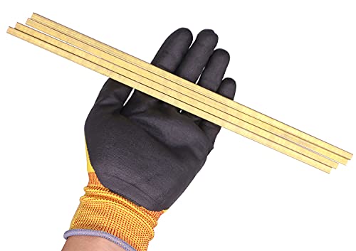 4 Pcs 1/4" X 1/4" C360 Brass Square Bar 12" Long Solid 0.23" Flat Mill Stock #TOP2