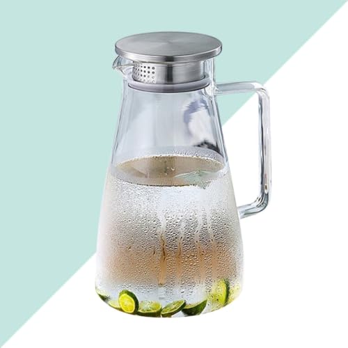 Tetera de vidrio resistente a cambios térmicos con tapa que no se oxida 5