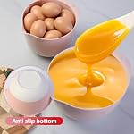 3 Ensemble de bols à mélanger avec des lids, des grips, de la pourriture et TPR Fond, Plastique Nesting Bowl utilisation pour cuisiner-préparer,Servir,Cake pain de cuisson,Pancake,Non-dérapant,Lavage-vaisselle en sécurité,3Qt,2Qt,1,5Qt,Pink