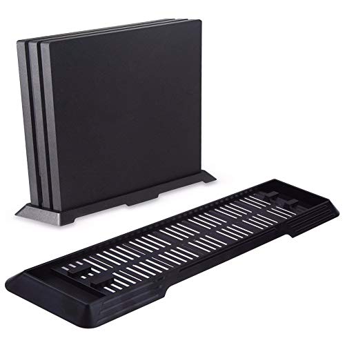 Image of New World PS4 Pro Vertical Stand for PlayStation 4 Pro with Built-in Cooling Vents and Non-Slip Feet