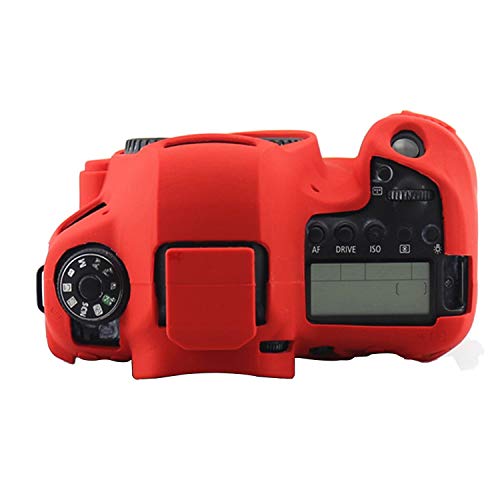 6D Mark Ii Silicone Case, Tuyung Camera Housing Case Protective Cover Skin, Compatible With Canon Eos 6D Mark Ii, Red #TOP4