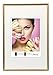 Produktbild Ideal Trend Photo Style Kunststoff Bilderrahmen 20x20 cm bis 50x70 cm DIN A4 A3 Fotorahmen: Farbe: Gold | Format: 50x70