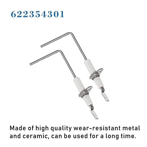 Furnace Flame Sensor Rod 62-23543-01 Replacement for Rheem, Ruud, WeatherKing, Thermal Zone, DuroGuard Furnace Replacement Ignitors 62-2354301, 6223543-01, 622354301 LUXRILIX